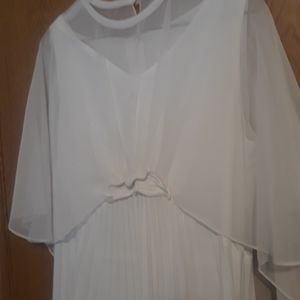 White Mother of the Bride/Formal Gown